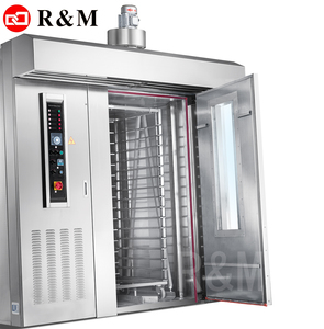RM la industria al por mayor equipo de panadería carro quemador de gas gran estante rotatorio horno para la venta máquina usada proveedor de China pakistaní - Product Image 4