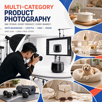 Service de prise de vue photo et vidéo personnalisé avec éclairage avancé et studio de post-traitement