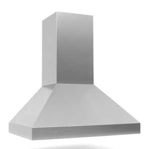 <span class=keywords><strong>Hotte</strong></span> de cuisine murale en acier inoxydable moderne, minimaliste et personnalisée, avec finition brossée à la main - Product Image 2