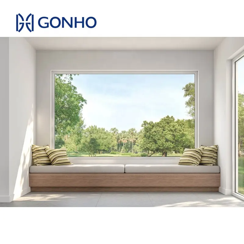 GONHO High Security Performance Picture Windows Standard Big Fixed Picture Window Hurricane Proof Picture Windows