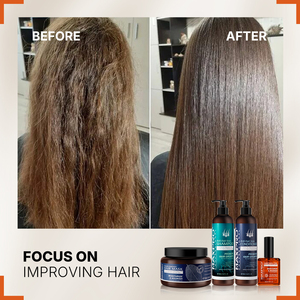 Maxipro Salon sử dụng dầu argan hữu cơ Mặt nạ tóc Biotin dầu gội và dầu xả đặt thảo dược tự nhiên dày lên bộ chăm sóc tóc - Product Image 6