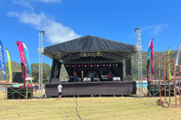 Structure de toit en alliage d'aluminium, structure d'éclairage pour scène de concert, système de scène de concert mobile, système de structure de toit en aluminium