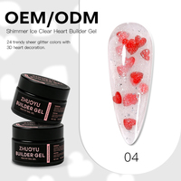 Gel Constructor de Uñas OEM ODM, Colección de Geles Duros, Sin Calor, Sin HEMA, Sin TPO, Suministros para Uñas para Profesionales, Etiqueta Personalizada, 30g