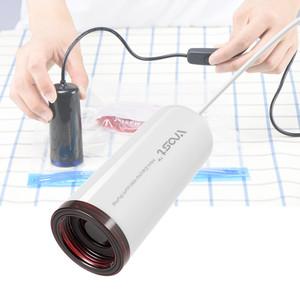 VNOST V8 home and travel use multifunction mini vacuum sealing plastic bag machine for food storage and clothes organizer