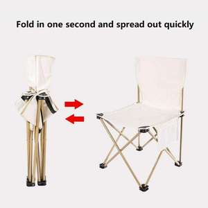 M Size Portable Folding Chair Oxford Fabric Carry <b>Bag</b> for Outdoor Activities Camping Fishing <b>Beach</b> Iron for Travelling Hiking - Product Image 4