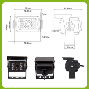 Xe tải và xe HD tầm nhìn ban đêm không thấm nước ip69k phía trước sao lưu máy ảnh CCD/ADH Cảm biến hình ảnh với chức năng xem ban đêm cho xe - Product Image 3
