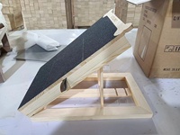 Tablette à gratter personnalisée en bambou pour chien, jouet planche à gratter en bois pour chien avec tiroir de boîte à friandises caché, vente en gros
