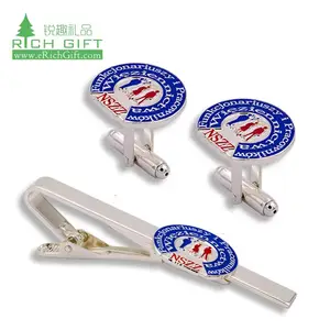 China Wholesale Cheap Customized funny tie clips Cufflinks sliver make your own tie clip with Top Quality Box