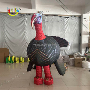 Best Design <strong>Inflatable</strong> Walking Cartoon <strong>Inflatable</strong> <strong>Turkey</strong> <strong>Costume</strong> With Led Light - Product Image 6