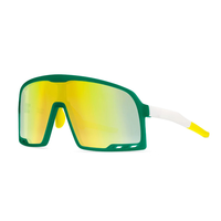 Lunettes de soleil de cyclisme OEM en gros, monture intégrale TR90, protection UV, anti-vent, pour extérieur, verres bleus et jaunes, lunettes de protection pour écran d'ordinateur