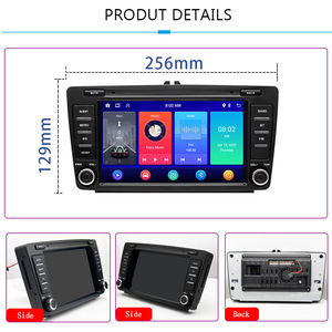CARUPEZ 8 pollici stile OEM Android autoradio per Volkswagen Skoda <span class=keywords><strong>Octavia</strong></span> 2 A5 2004-2013 8581/7862 8core con funzione DSP & GPS - Product Image 4