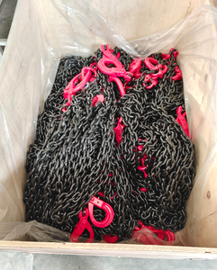 Eslinga de cadena de elevación G80 G100 Eslingas de cadena negra forjada de acero de aleación de fábrica con ganchos - Product Image 2