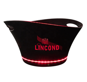 Đồ Dùng Quán Bar Sang Trọng Tùy Chỉnh Xô Đá Rượu Sâm Banh Bia Nhấp Nháy Xô Đá <span class=keywords><strong>Led</strong></span> 8L Bằng Nhựa Acrylic Cho Bữa Tiệc Quán Bar - Product Image 3