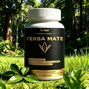 Capsules de Yerba Mate Marque Blanche / OEM / ODM : Régulent la Microbiome Intestinale, Favorisent la Santé Cérébrale, Végétaliennes, Faible Teneur en Sucre - Product Image 5