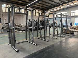 Equipo de gimnasio cargado con placa de máquina Smith de estante de energía comercial para uso en gimnasio - Product Image 6