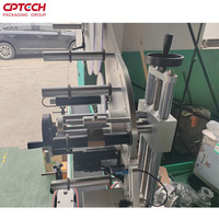 Applicateur d'étiquettes d'autocollant adhésif de machine d'étiquetage de pagination de côté supérieur de sac d'aluminium de vide automatique