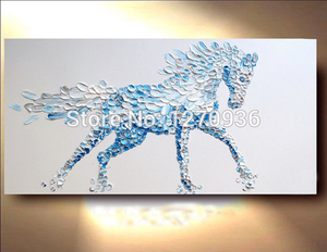 <span class=keywords><strong>Peinture</strong></span> à l'huile de <span class=keywords><strong>cheval</strong></span> de haute qualité, <span class=keywords><strong>peinture</strong></span> à l'huile de <span class=keywords><strong>cheval</strong></span> abstraite faite à la main sur toile, <span class=keywords><strong>peinture</strong></span> murale de <span class=keywords><strong>cheval</strong></span> <span class=keywords><strong>bleu</strong></span> pop - Product Image 4