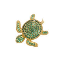 Jinyuan 19x21mm Cristal Petit Animal Tortue Connecteur pour Femmes DIY Bracelet Fait Main Collier Bijoux Accessoires