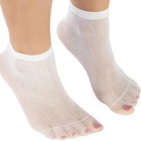 Commerce extérieur bas en boîte simple bouche essayer des chaussettes chaussettes jetables en boîte fournisseur