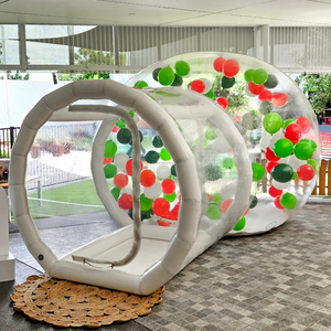 Portable <b>kids</b> outdoor birthday party jumpers balloon inflatable jump house <b>bubble</b> dome tent - Product Image 1