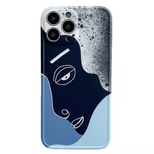 Tpu souple Imd L'art Abstrait Visage <span class=keywords><strong>Noir</strong></span> <span class=keywords><strong>Mat</strong></span> Housse de Téléphone Mobile Pour Iphone 13 Pro Max 12 11 13 pour sony xz3 - Product Image 1