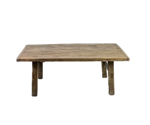 Meubles de salon anciens classiques Haven Whitewash Table basse en bois flotté - Product Image 3
