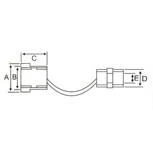 Cable Grommet Cable <b>Clamp</b> 4.7mm Black For Wire Management Protection - Product Image 2