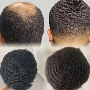 H301 8x10 Vente en gros Usine Prix compétitif Perruque pour <span class=keywords><strong>homme</strong></span> en <span class=keywords><strong>cheveux</strong></span> humains noirs courts <span class=keywords><strong>afro</strong></span> crépus bouclés, Lace Frontale Super Full, Peau fine - Product Image 1