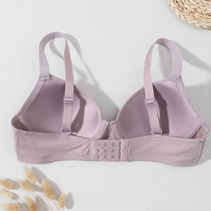 <span class=keywords><strong>Soutien</strong></span>-<span class=keywords><strong>gorge</strong></span> push-up pour femme, couleur unie, avec armatures et fermeture dorsale en acier, respirant, trois quarts, pour usage quotidien, vente en gros - Product Image 2