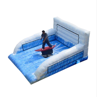 Simulateur de surf électrique commercial, lit à vagues, planche de surf mécanique gonflable à vendre