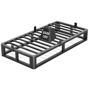 Base de <span class=keywords><strong>Cama</strong></span> Moderna Minimalista con Plataforma de Acero |   Base de <span class=keywords><strong>Cama</strong></span> Tapizada KD Packing Lista para Ensamblar |   Base para Colchón Directo de Fábrica B2B - Product Image 1