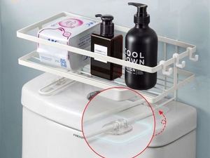 Étagère de rangement personnalisée pour salle de bain, organisateur de rangement au-dessus du placard, économiseur d'espace pour toilettes, support WC - Product Image 6