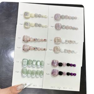 Parches <span class=keywords><strong>de</strong></span> <span class=keywords><strong>Uñas</strong></span> Blancos <span class=keywords><strong>de</strong></span> Verano, Hechos a Mano, para Decoración <span class=keywords><strong>de</strong></span> <span class=keywords><strong>Uñas</strong></span> <span class=keywords><strong>de</strong></span> <span class=keywords><strong>Manos</strong></span> <span class=keywords><strong>y</strong></span> <span class=keywords><strong>Pies</strong></span>, Novedad en Venta - Product Image 5