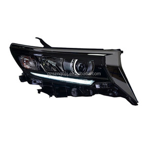 Conjunto de Faros LED para <span class=keywords><strong>Toyota</strong></span> <span class=keywords><strong>Prado</strong></span> FJ150 2020-<span class=keywords><strong>2023</strong></span>, Luces de Circulación Diurna (DRL), Kit de Actualización de Faros Delanteros de Alta Potencia - Product Image 1