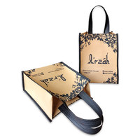 Sac fourre-tout non tissé Meltblown Eco-Spunbond Fermeture à glissière Conception personnalisable PP réutilisable laminé pour les achats promotionnels