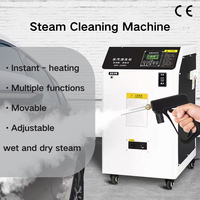 Nouveau 25bar 180 ℃ Machine de nettoyage à la vapeur industrielle électrique métal sec humide nettoyeur à vapeur pour lavage de voiture cuisine élimination des taches d'huile