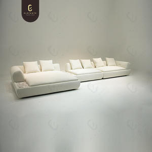 Canapé modulaire minimaliste moderne de haute qualité de conception italienne avec couleur personnalisable, utilisation <span class=keywords><strong>en</strong></span> <span class=keywords><strong>appartement</strong></span> et <span class=keywords><strong>en</strong></span> hôtel, tissu <span class=keywords><strong>en</strong></span> velours - Product Image 3