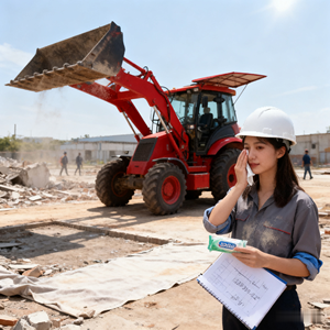 Nueva Excavadora <span class=keywords><strong>Retro</strong></span> <span class=keywords><strong>Mini</strong></span> Grande con Motor Diésel de China, Tractor Agrícola, Retroexcavadora, Cargadora 4x4 - Product Image 2