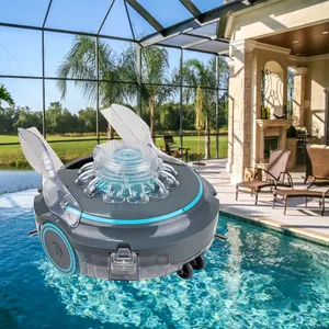 2023新款泳池之星大功率机器人泳池清洁器电动地下游泳池清洁器塑料大折扣