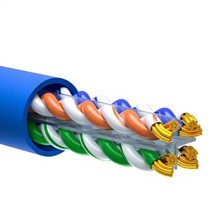 K&amp;R High-speed CAT6A Solid Copper Gigabit Ethernet <strong>Cable</strong> Home Computers <strong>Broadband</strong> Network Patch <strong>Cables</strong> Data Centers Direct Sales - Product Image 3
