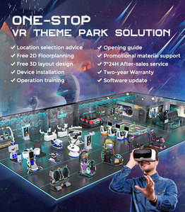 Nhà Cung cấp phổ biến 9D VR Máy tương tác trò chơi mô phỏng 2 người chơi thực tế ảo điện ảnh tương tác Máy trò chơi - Product Image 6