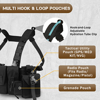 Gilet tactique en nylon 500D multi-poches pour la chasse en extérieur, l'entraînement, la sécurité et le transport d'équipement de charge