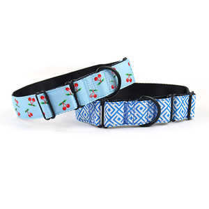 Custom Design Hoge Kwaliteit Luxe Gepersonaliseerde Verstelbare Martingale Pet Kraag Windhond Hond Halsband - Product Image 4