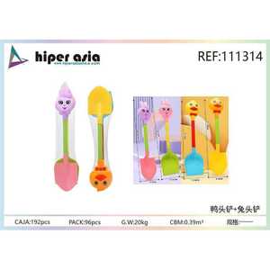 Ensemble de pelles de plage pour enfants sur le thème des animaux colorés pour des activités de jeu en plein air amusantes - Product Image 1