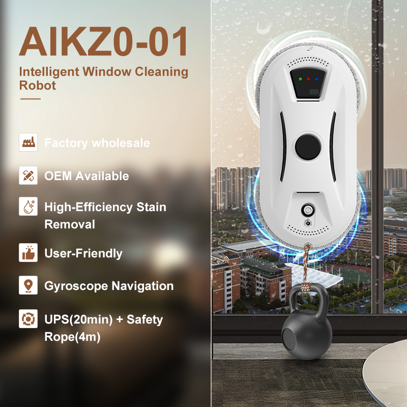 Automatic Electric Window Cleaning Robot – Fast Glass Cleaner with UPS Backup for Homes, Hotels & Malls - View 2