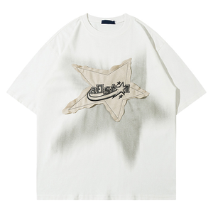 Camisetas <span class=keywords><strong>de</strong></span> Manga Corta para Hombre al por Mayor, <span class=keywords><strong>de</strong></span> <span class=keywords><strong>Marca</strong></span> Moderna, con Diseño Retro Americano y Estampados <span class=keywords><strong>de</strong></span> Patchwork <span class=keywords><strong>a</strong></span> Precios Bajos - Product Image 4
