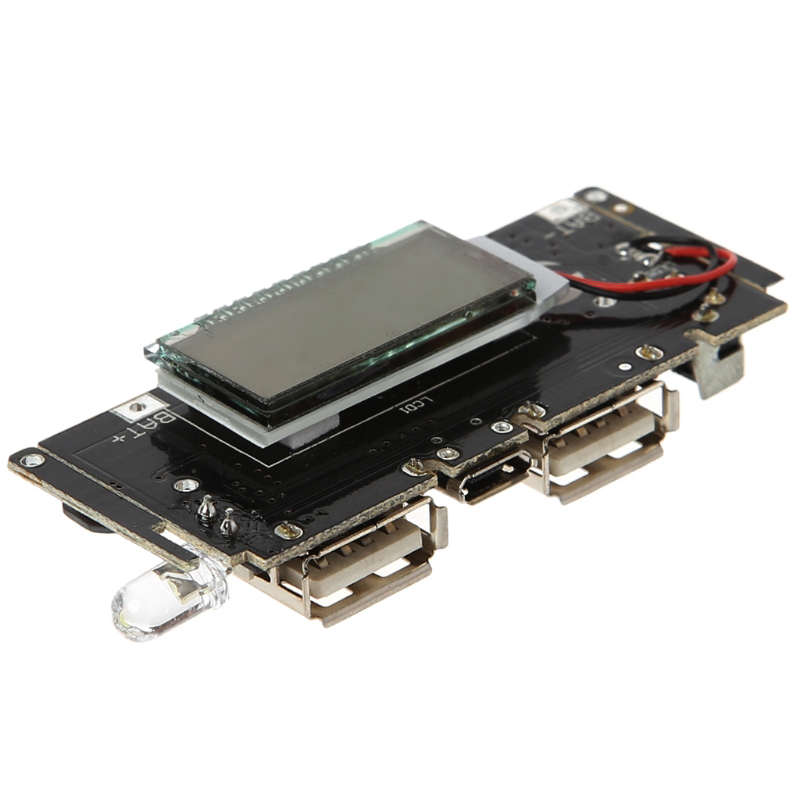 Dual USB 5V 1A 2.1A Mobile Power Bank 18650 Lithium Battery Charger Board Digital LCD Charging Module