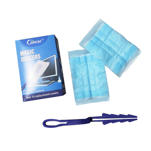 <span class=keywords><strong>Pour</strong></span> <span class=keywords><strong>Swiffer</strong></span> Sweeper Tête de brosse en fibre jetable Flexible 10PCS PP Recharges <span class=keywords><strong>pour</strong></span> le nettoyage et le dépoussiérage du dépoussiéreur de voiture - Product Image 2