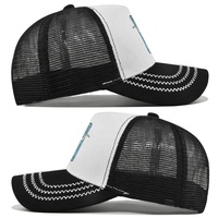 Casquettes de baseball en maille à 5 panneaux vierges, respirantes, anti-UV, avec logo Texas, style Trucker et Snapback, pour impression en gros et marques