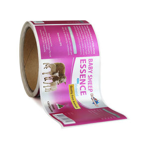 Étiquettes personnalisées en vinyle imperméables en rouleau <span class=keywords><strong>pour</strong></span> l'emballage <span class=keywords><strong>de</strong></span> bouteilles <span class=keywords><strong>de</strong></span> produits nutraceutiques - Product Image 1